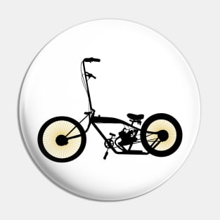 Lowrider Bicycle - All Black Pin