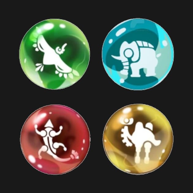 Zelda Champion Orbs by KaniaAbbi