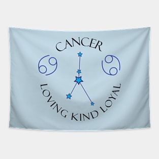 Cancer Loving Kind Loyal Tapestry