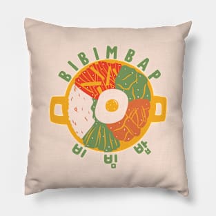 Bibimbap 비빔밥 Korean Food Pillow