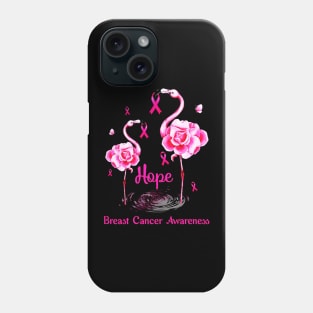 Pink Flower Flamingo Hope Phone Case