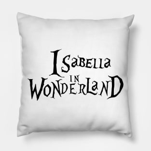 Isabella in Wonderland- Personalised Pillow