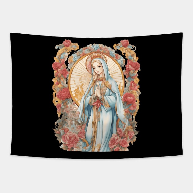 Saint Mary Tapestry by animegirlnft