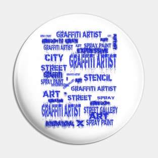 International Street Art Festival Splash Graffiti Pin