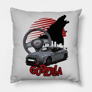 Nissan GT-R Godzilla Vector Pillow