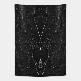 Devil winter tree Tapestry