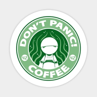Don't Panic! Coffee Magnet