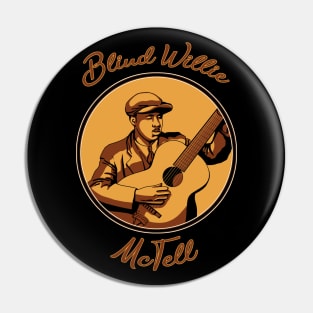 Blind Willie McTell Pin