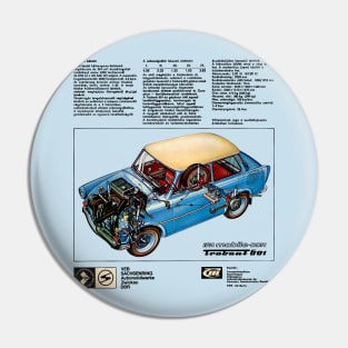 TRABANT 601 - owners handbook Pin