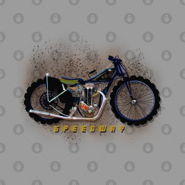 Speedway Motorcycle Racer by MotorManiac