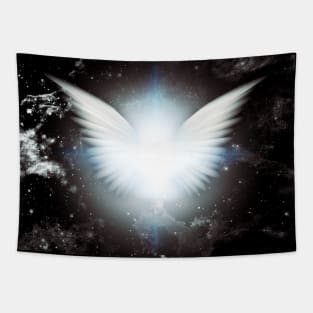 Shining angel wings Tapestry