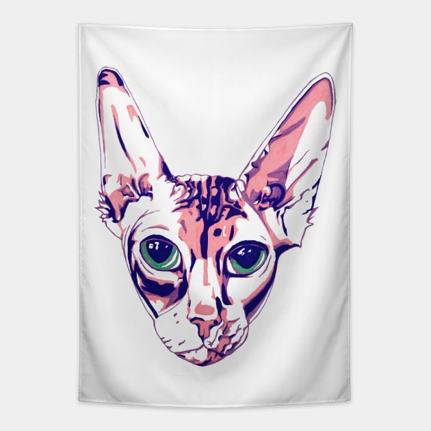 Sphynx Tapestry by RaLiz