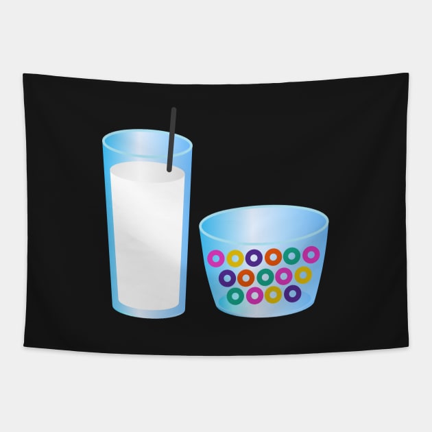 Get Out Froot Loops Cereal Milk Tapestry by ijoshthereforeiam