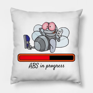 Abs in progress Pillow