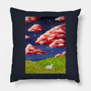 Ducks in fantasy land Pillow