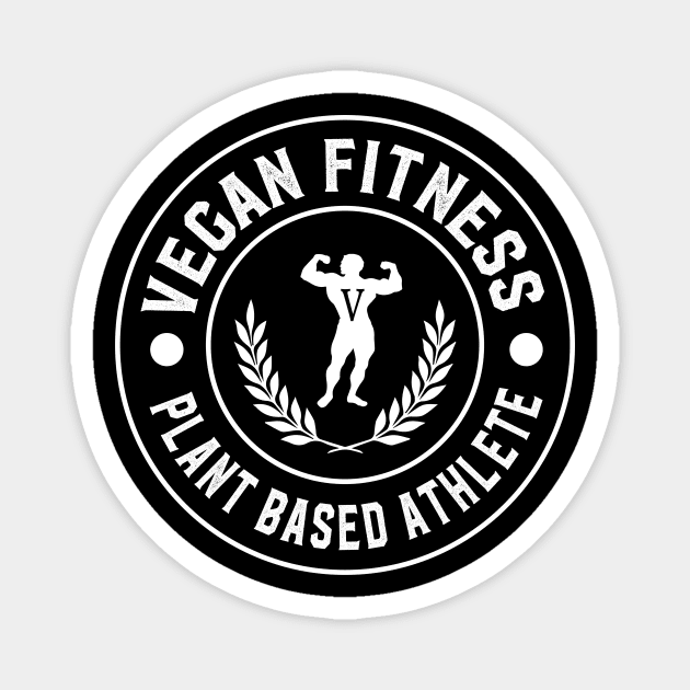 vegan fitness Magnet by janvimar