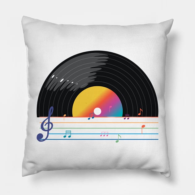 Turntable Pillow by Pestach