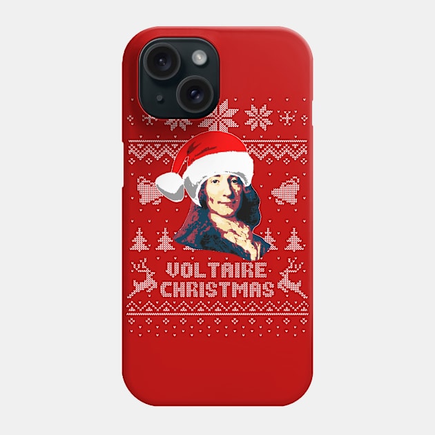 Voltaire Christmas Phone Case by Nerd_art