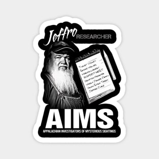 Mountain  Monsters Jeffro the aims Researcher Magnet