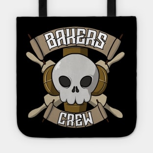 Bakers crew Jolly Roger pirate flag Tote