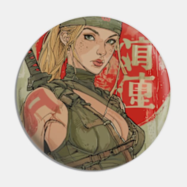 Sonya Blade Mortal Kombat Pin by peculiarbutcute