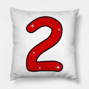 Numeral 2, two, 2 years, second, number 2, number two, 2 year old, 2st birthday gift, 2st birthday design, anniversary, date, birthday, anniversary, Pillow