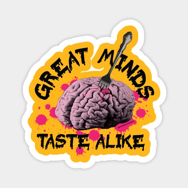 GREAT MINDS Magnet by toddgoldmanart