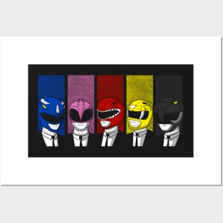 Power Rangers Posters and Prints Art Sale TeePublic for 