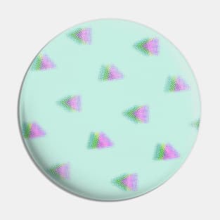 Triangle Pattern: Mint Pin