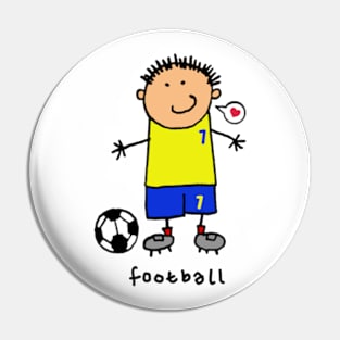 Football - Soccer Pin