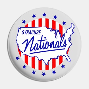 Defunct Syracuse Nationals NBL Basketball 1948 Pin