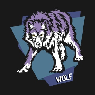 Wolf |  Wolf in abstract T-Shirt