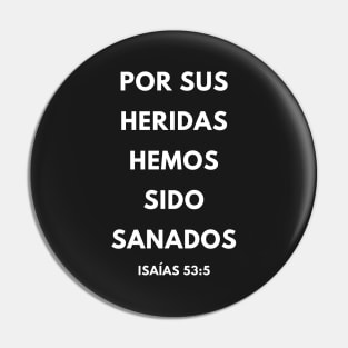 Bible Verse By His Stripes We Are Healed Spanish Pin