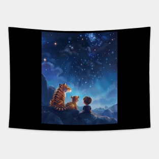 Calvin and Hobbes Best Friends Forever Tapestry