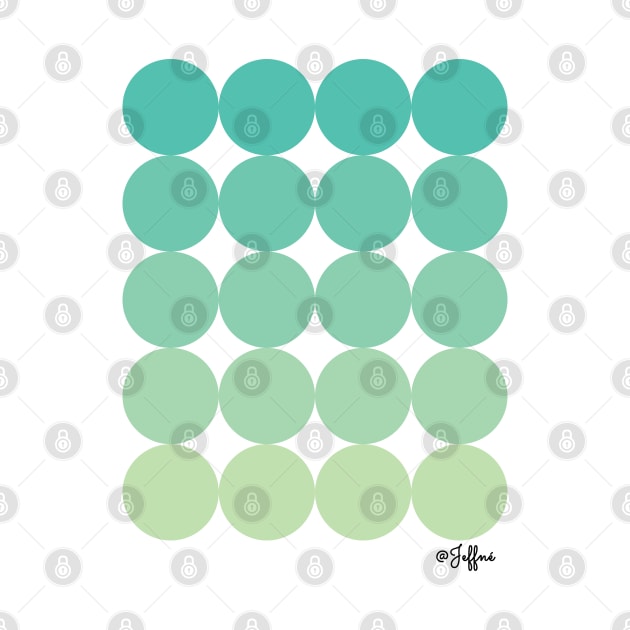 Mint Circles by Jeffné by Jeffné