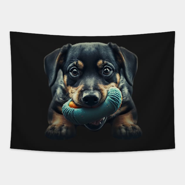 Dogs Are My Favorite People Retrievers T-Shirt Tapestry by MoGaballah