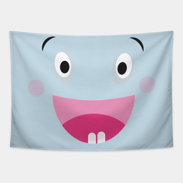 Cute Little Monster - Lil' Monster Tapestry by madebyTHOR