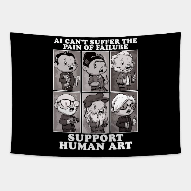 Support Human Art Tapestry by LVBart