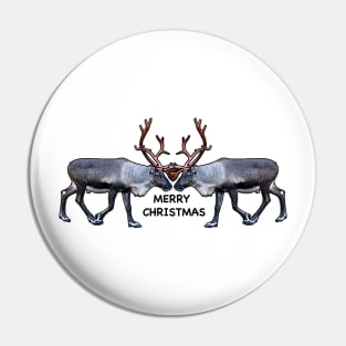 Santa Claus Reindeer Pin