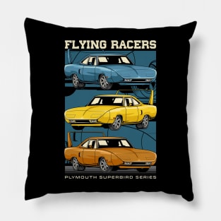 1970 Plymouth Superbird Muscle Car Pillow