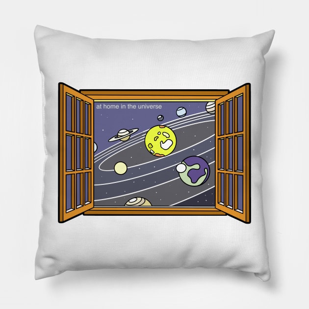 Universe Window Pillow by Nerdpins