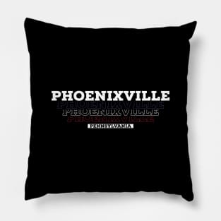 Phoenixville City USA Vintage Pillow