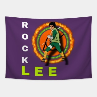 Hidden Leaf Warrior:  Rock Inner Gate Lee Tapestry