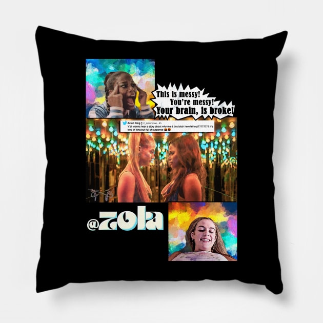 Zola Love! Pillow by Exploitation-Vocation