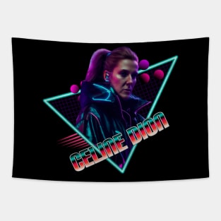 Celine Dion cyberpunk Tapestry