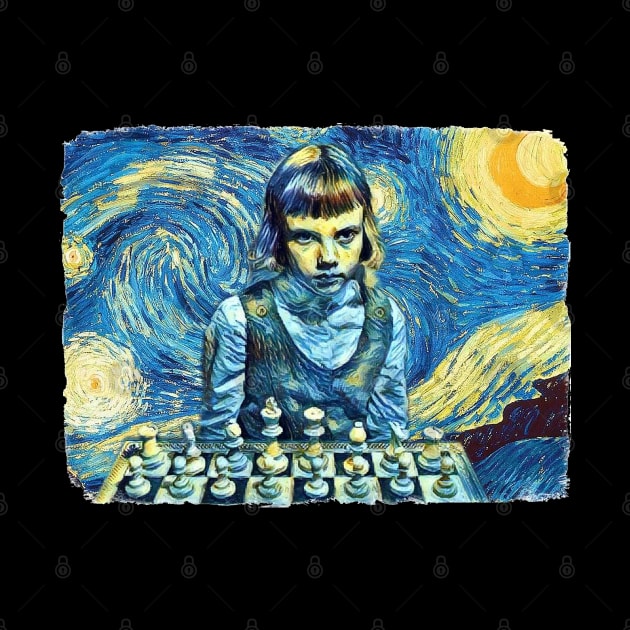 The Queen's Gambit Van Gogh Style by todos