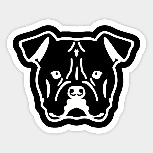 American Bulldog American Bulldog Sticker Teepublic