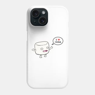 I Heart Hugs Marshmallow Phone Case