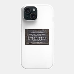 Infested Notice Phone Case