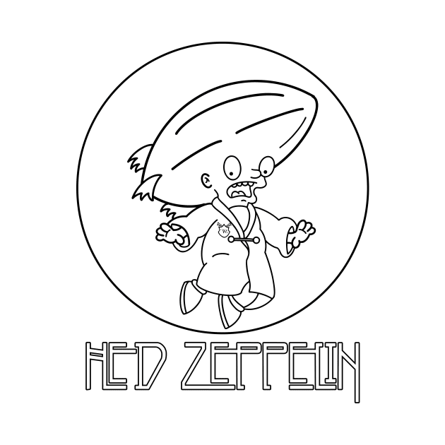 Hed Zeppelin - Black by DemBoysTees